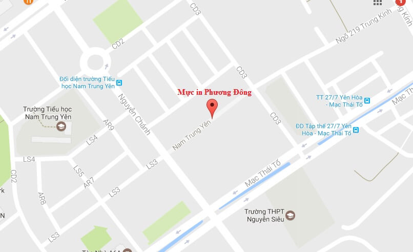 Đổ mực máy in tại Nam Trung Yên