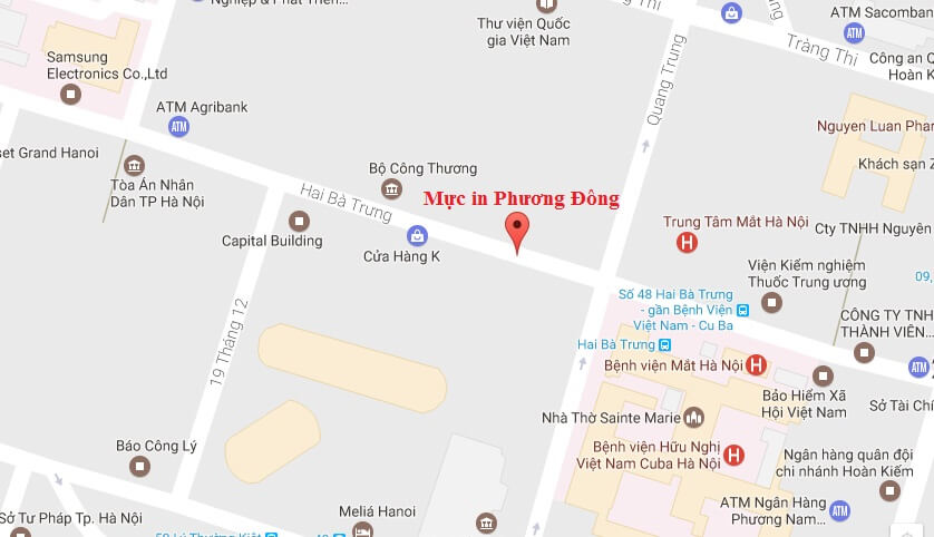 Đổ mực máy in tại Hai Bà Trưng