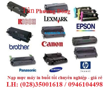 Bơm mực máy in đường Lý Phục Man, Quận 7