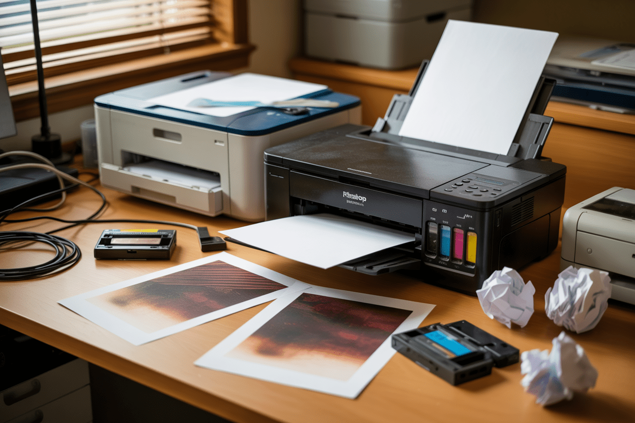 đổ mực máy in tại phố Nam Đồng