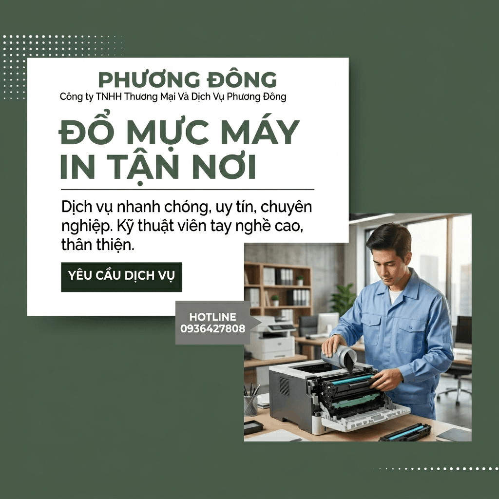 Đổ mực máy in tại Xã Đàn Hà Nội