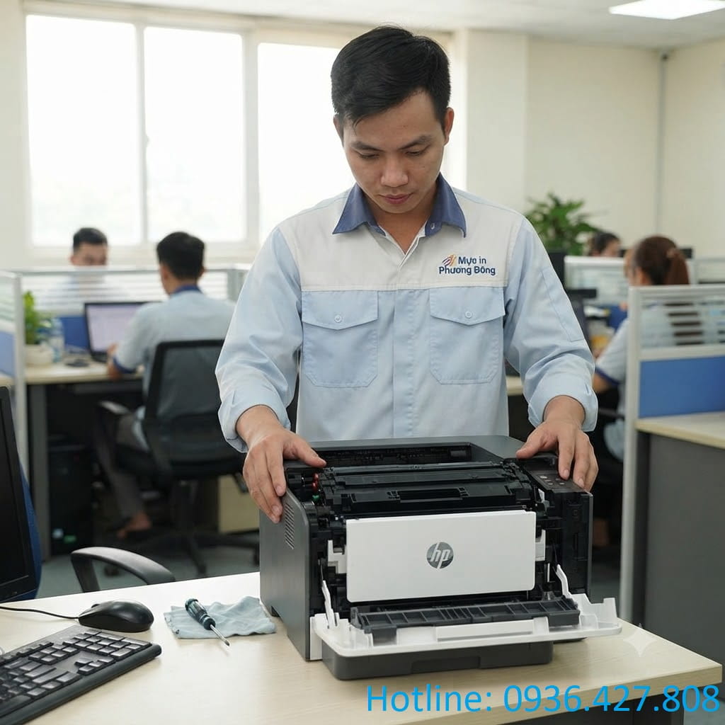 Đổ mực máy in hp tại Hà Nội 