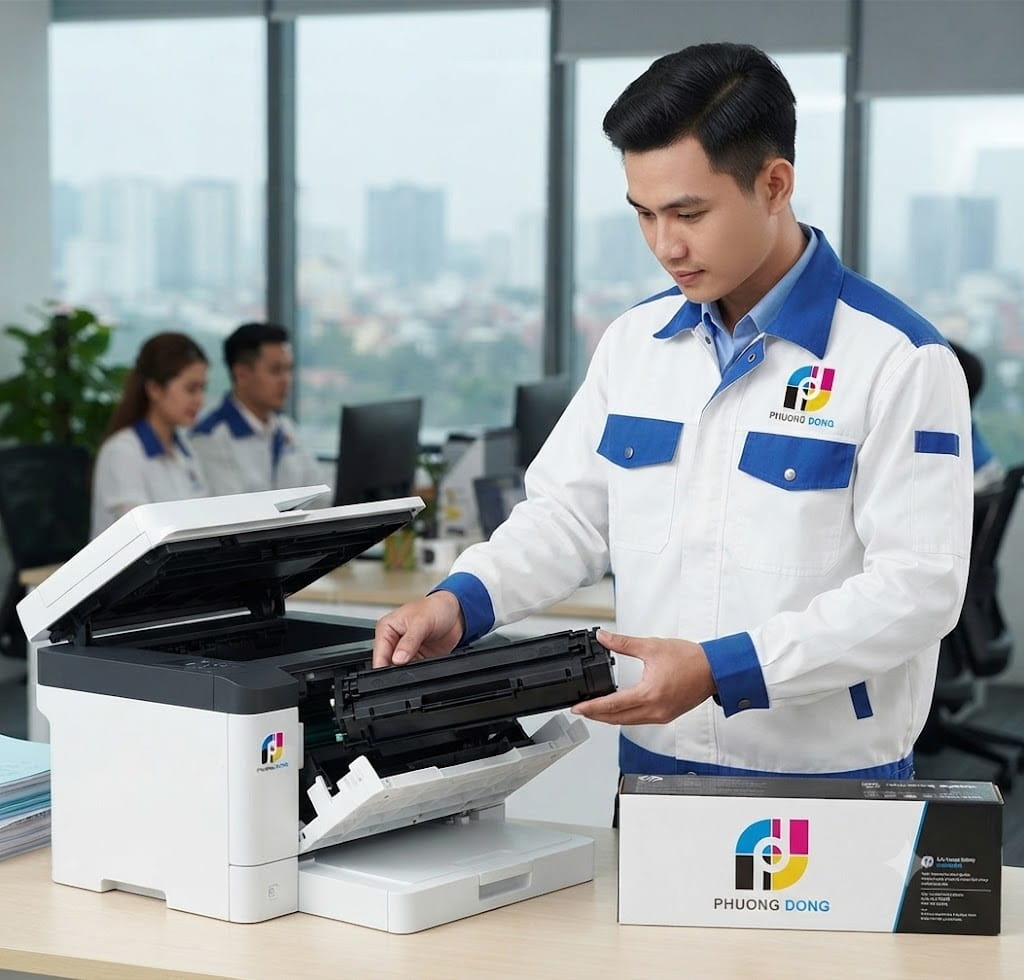 Đổ mực máy in tại Trung Hòa