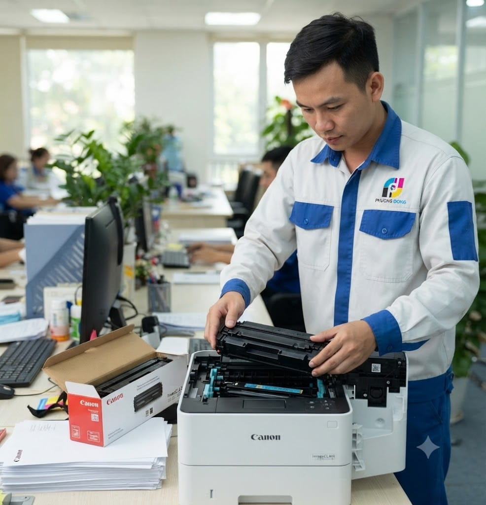 Địa chỉ đổ mực máy in canon tại hà nội