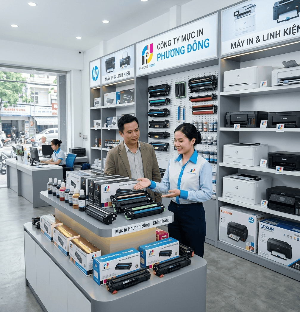 Địa chỉ đổ mực máy in tại đường Âu Cơ Hà Nội