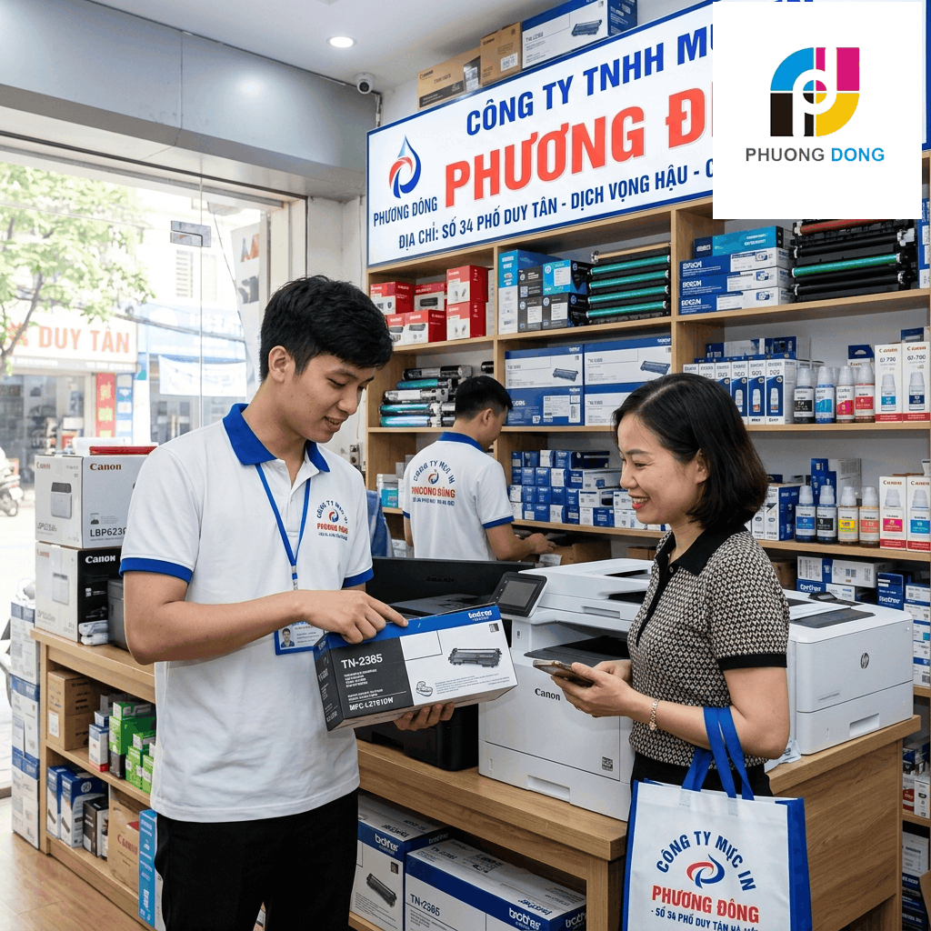 Địa chỉ đổ mực máy in tại Hà Nội phố Duy Tân