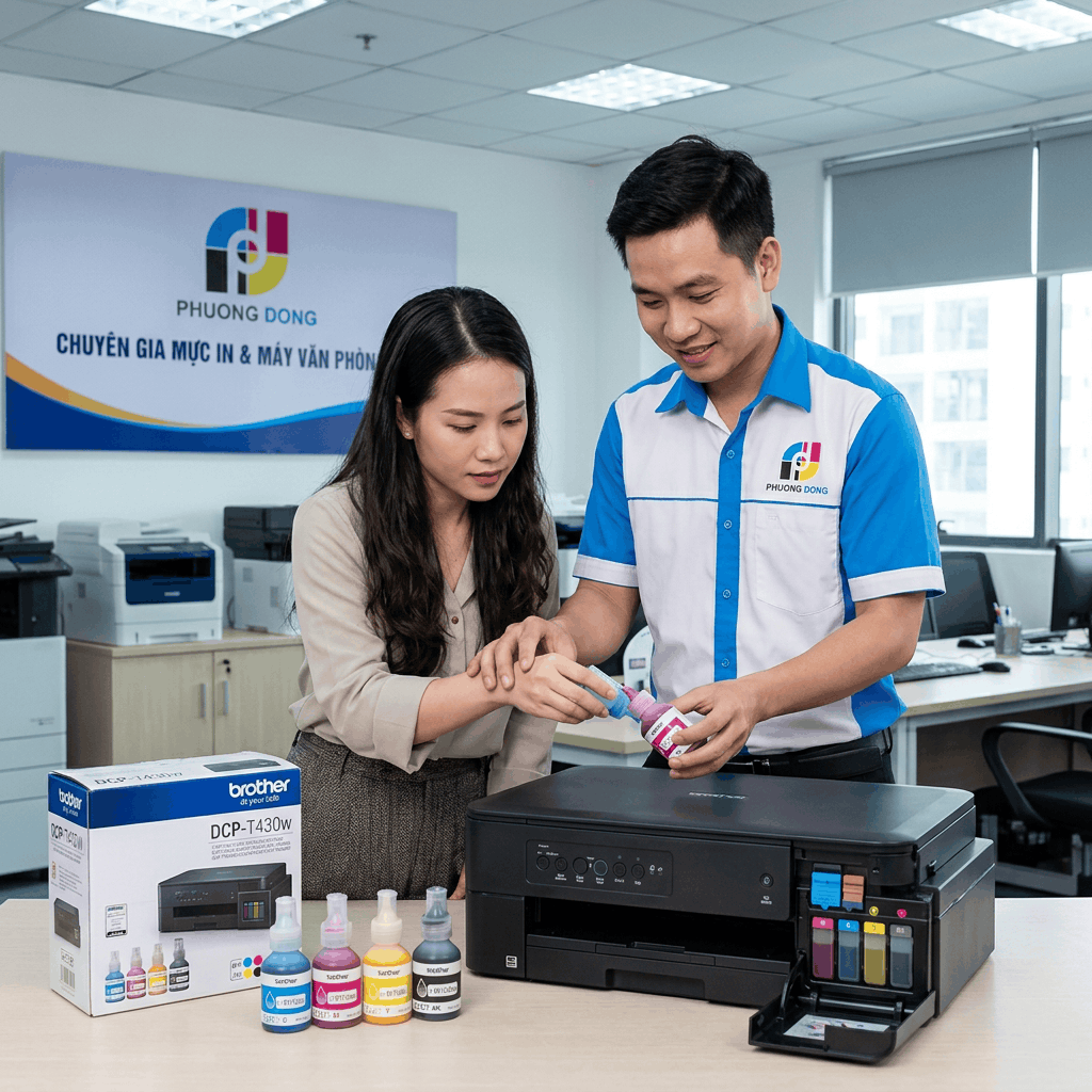 Đổ mực máy in Brother DCP-T430W