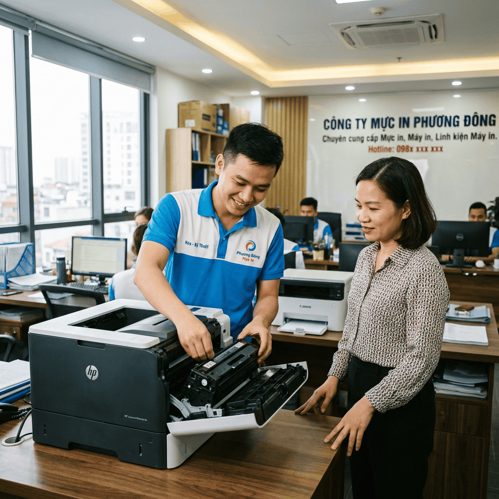 Đổ mực máy in tại khu đô thị ciputra