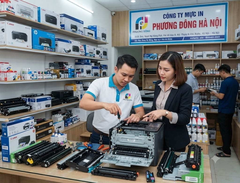 Địa chỉ sửa máy in tại phố Dương Khuê
