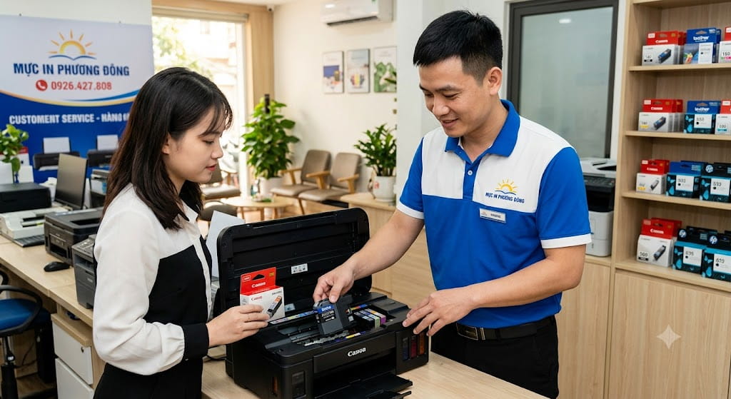 Đổ mực máy in tại nhà