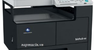 đổ mực máy photocopy koninca 165
